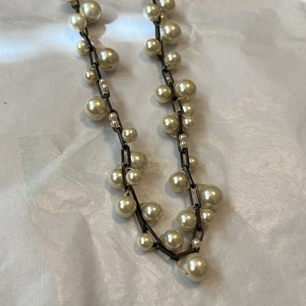 Beaded Pearl Necklace